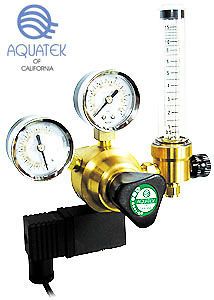 New** Deluxe AQUATEK CO2 Regulator Emitter System for Hydroponics