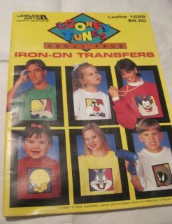 Looney Tunes Iron On Transfer About Face #1628~40 Transfers~LBDK​AE