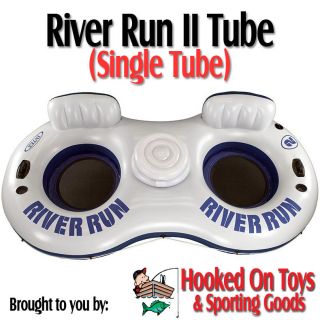 Intex River Run II 2 Person Water Tube River Lake Pool Float with 