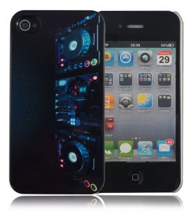 iPhone 4 4s DJ Decks Turntables, Pioneer CDJs Custom Art Photo Hard 