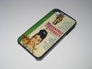 iphone 4 4s mobile hard case cover Breakfast at Tiffanys Audrey 
