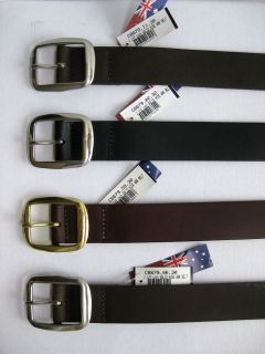 BNWT RM Williams Mens Ladies CB679 Leather Solid Hide Work Belt 1.5 4 