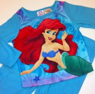 NEW Disney Princess Ariel Mermaid Baby Girls 24 Months 2 pc Pajamas 