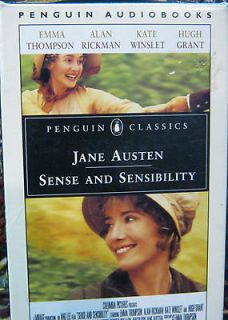 JANE AUSTEN SENSE AND SENSIBILITY,4 CASSETTES READ BY JULIE CHRISTIE 