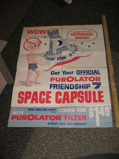 Apollo Friendship 7 space capsule 1962 premium store display 