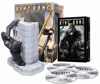 NEW King Kong DVD 3 Disc Deluxe Extended Edition Set