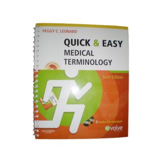   Easy Medical Terminology by Peggy C. Leonard 2010, Paperback