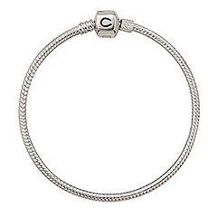 Authentic Chamilia Silver Snap Bracelet 8.3 21.1 cm BA 5