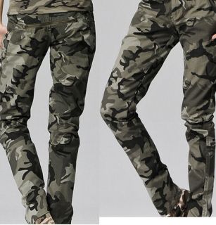 New Ladies Womens Camouflage Cargo Jeans Combat Trousers Army Military 