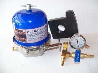 120 GPH CENTRIFUGE w/BRASS, GAUGE and BRACKET for WVO /OIL and 