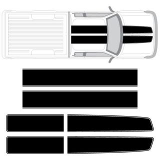 10 S 15 ZR2 Sonoma Syclone EZ Rally Racing Stripes with Outline, 3M 