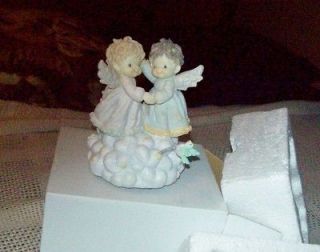 Music box 2 Angels Holding Hands, Brand New in Box