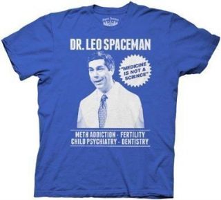 New Authentic 30 Rock Dr. Leo Spaceman Mens Tee Shirt Size Large