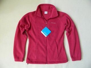 NEW Columbia Womens Zipper June Lake Fleece Pink Jacket Large