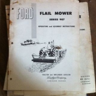 Ford 907 Flail Mower Operators Manual
