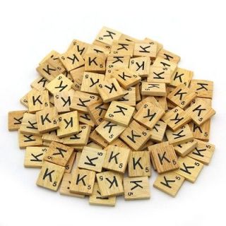 New 100 K wooden scrabble tiles K Letter custom gift for 