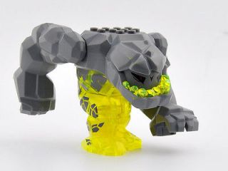 LARGE Lego Power Miners Trans Yellow Tremorox Rock Monster Crystals 