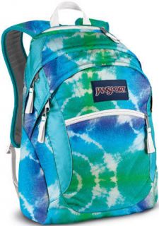 JanSport Wasabi School Backpack Daypack Blinded Blue Hippy Skip 