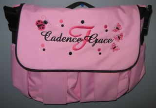 personalized diaper bag baby tote ladybug butterfly new one day