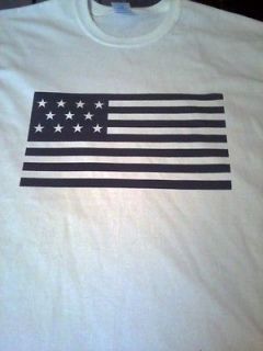 Revolution TV Show T Shirt any size S XL Rebel Black And White Flag 