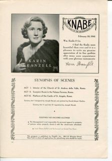 karin branzell knabe piano ad 1940 s original ad time