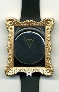 Swatch Watch Uhr X Fashion Designer Jeremy Scott Opulence Gold Frame 