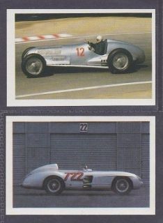 mercedes benz w125 300 slr 2 english trade cards from