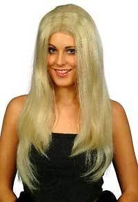 CHRISTINA long blonde wigs female fancy dress wig