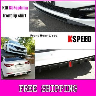 Kspeed](Fits KIA 10 13 Optima K5) Front lip skirt & Diffuser (bumper 