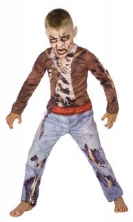 dead pirate 3d style fancydress halloween child 2 sizes location