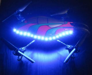 Parrot Ar Drone 2.0 UFO Blue LED Light Kit Outdoor Hull (VGE008)