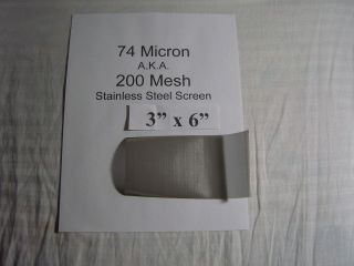 pollen keef kif keif 200 mesh 75 micron SS screen sifter shaker 