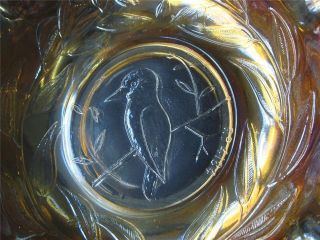 Antique Australian Kingfisher Marigold Carnival Glass Master Bowl 