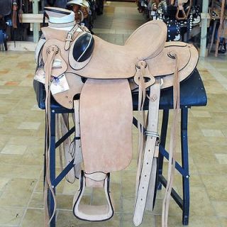 hilason western big king wade ranch roping saddle 16 c041