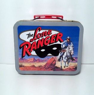 the lone ranger collectible tin tote lunch box 