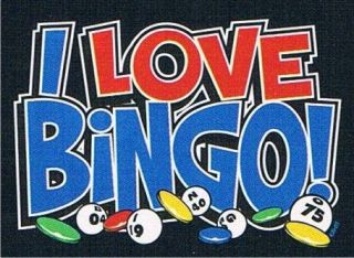 LOVE BINGO Adult Humor Gamble Keno Player Casino Las Vegas Cool 