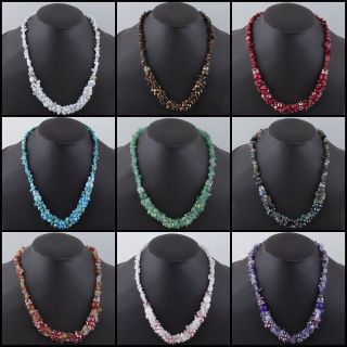 Style Dog Teeth Gemstone Crystal Ball Loose Beads 18 Inch Charms 