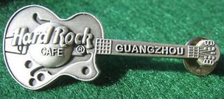 Gibson Byrdland Pewter Guitar Guangzhou Hard Rock Cafe Pin China Asia 