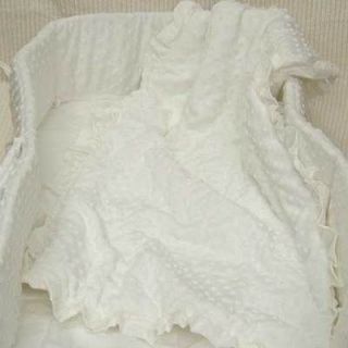 Heavenly Soft Solid White Baby Cradle Bedding by American Baby