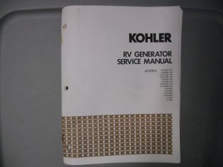 Kohler RV Generator Service Manual 3.5 CM21 CM61 CFM21 CFM61 4.5 CM21 