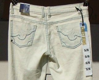Newly listed New  Women/Junior Crest Jeans soft off white size 5/6