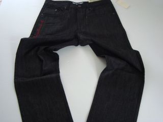 nwt mens rich yung black denim jeans size 36