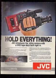 vintage print ad 1984 jvc camcorder vhs advertisement expedited 
