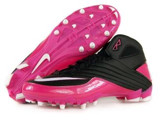   TD football/lacrosse cleat/cleats think pink cancer awareness