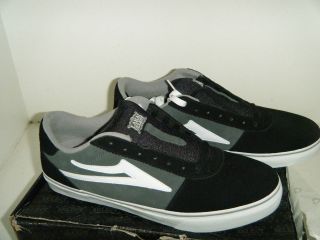 lakai manchester select men black grey shoes size 13 us new