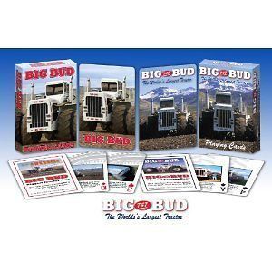   Big Bud Playing Cards Bicycle poker largest tractor game night trivia