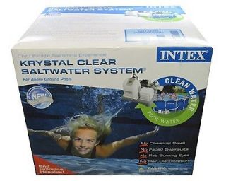 Intex 54601EG Krystal Clear Saltwater System NEW IN BOX  