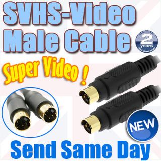   Video 4 Pin Male Mini Din Cable for HD TV DVD Player PC 1M 2M 3M 5M