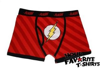 The Flash Symbol Boxer Brief Superhero Licensed DC Comics S XXL