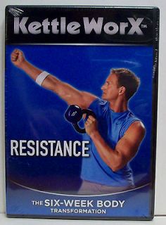 Kettle Worx Resistance DVD 6 Week Body Transformation Workout NEW